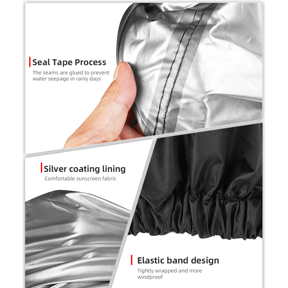 RHINOWALK F1003 XXL Size Motorcycle Anti-sun Waterproof Cover Outdoor Motorbike Foldable Polyester Cover RHINOWALK F1003 XXL Size Motorcycle Anti-sun Waterproof Cover Outdoor Motorbike Foldable Polyester Cover